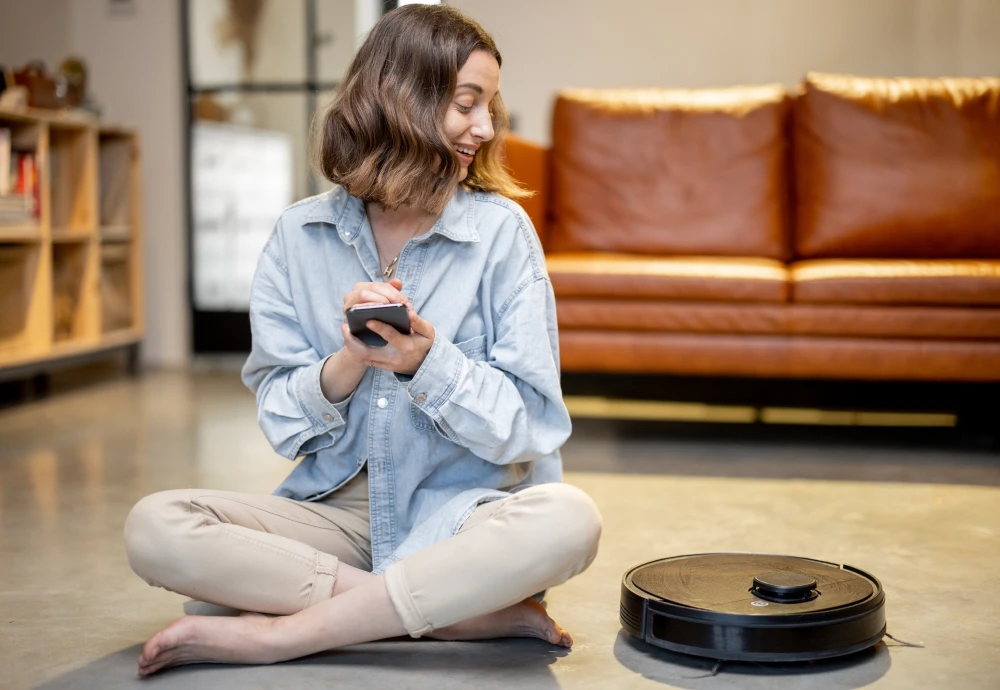 robot vacuum cleaner hardwood floor