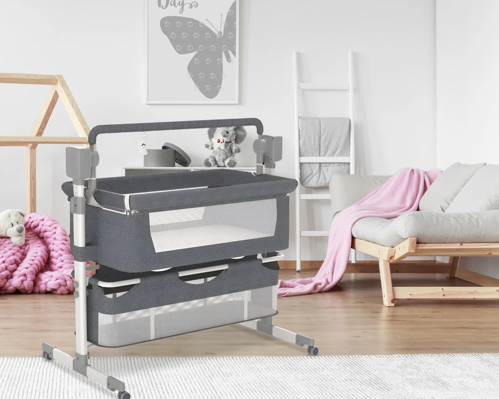 automatic rocking bassinet cradle