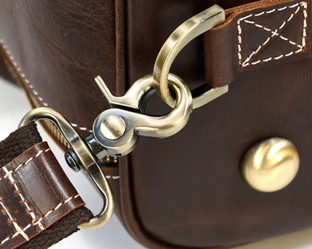 mens leather carry on