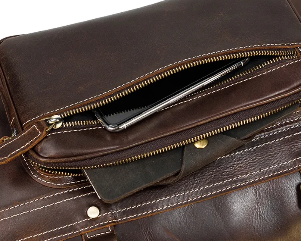 leather carry on luggage with wheels